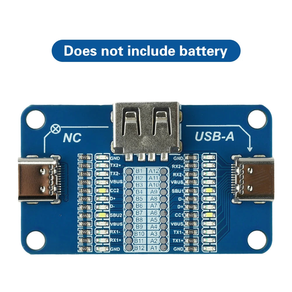 USB A to Type C Detection Module Multi Interface Cable Tester Fast Charging Wire Inspection Portable Tool With LED Indicators Oasis Select Without battery