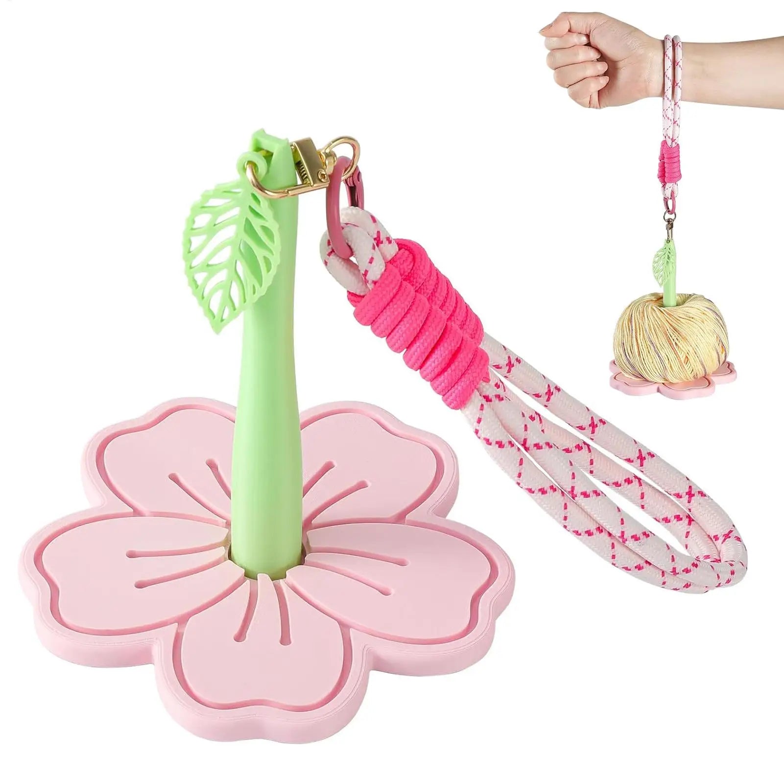 Portable Wrist Yarn Holder For Knitting Crochet Yarn Bowl Organizer Durable Yarn Ball Holder DIY Knitting Crochet Supplies Oasis Select