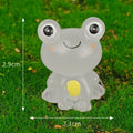 1Pc Mini Fluorescent Little Frog Ornament Miniature Figures Tiny Frog Resin Handicraft Micro Dollhouse Decoration Oasis Select 04