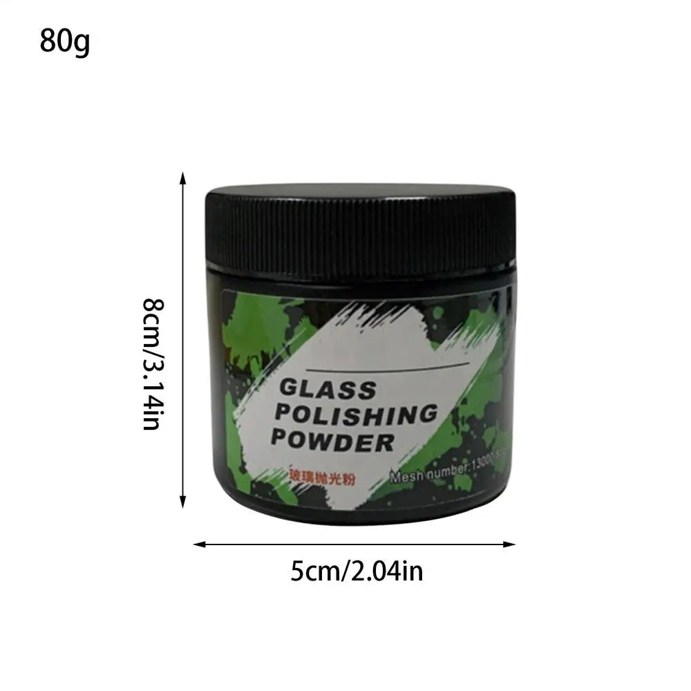 Car Oil Film Polishing Powder Glass Repair Powder High Performance Windscreen Scratch Removal Powder Auto Care Accessories Oasis Select 80g