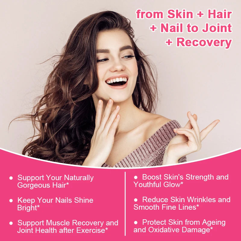 BBEEAAUU Collagen Glutathione Capsules Skin Whitening Supplement Antioxidant Support Liver Detoxification Improvement Skin Slack Oasis Select