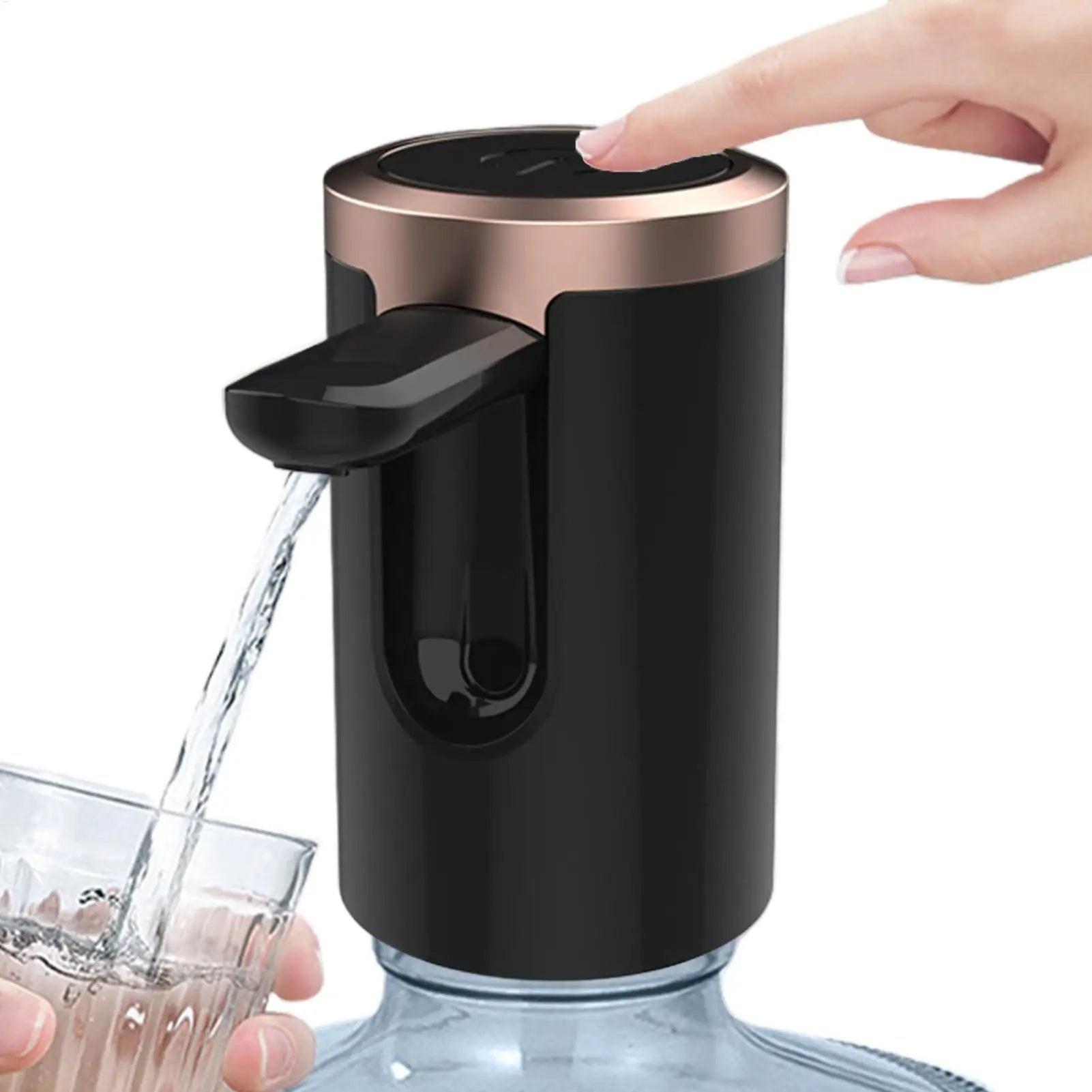 Hot and Cold Water Dispenser Water Dispenser Pump Portable Electric Press Silent for Kitchen Counter Home Outdoor Sports Party Oasis Select