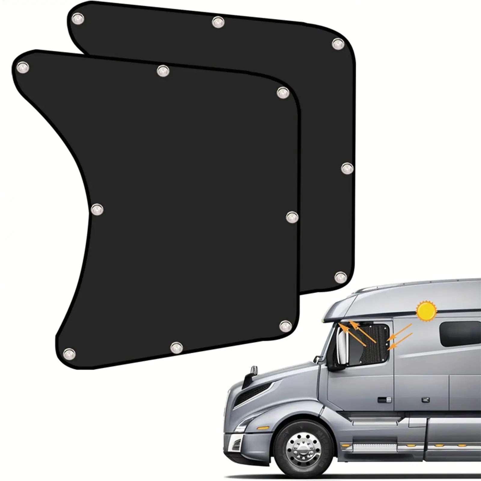 Car Sunshade Sun Protection Heat Insulation Sunshade Vehicle Sun Visor Car Side Window Sunshade Semi-Truck Side Window Sunshade Oasis Select