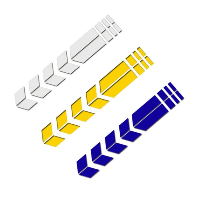 Motorcycle Mudguard with Reflective Tape Car Safety Warning Label Strip Motorcycle Bicycle Sticker Oasis Select mix 3pcs 5