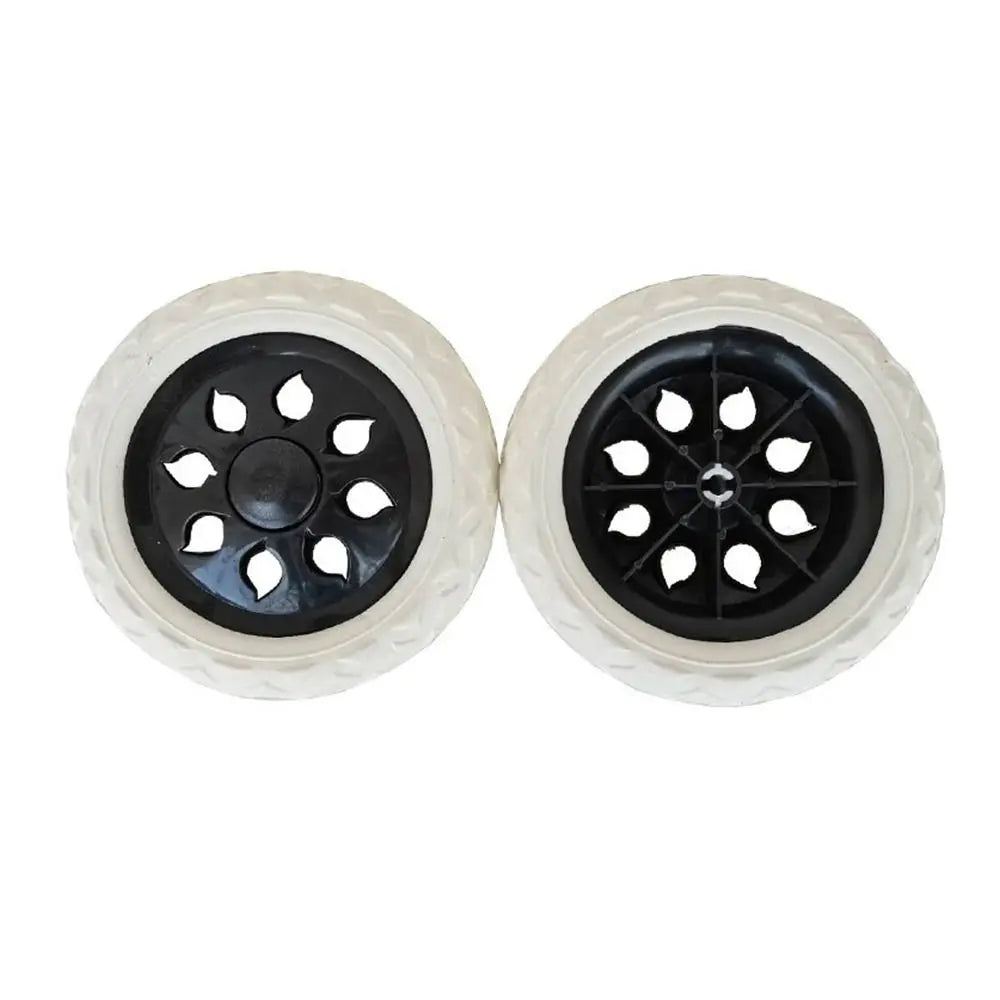 2Pcs EVA Shoppin Cart Wheels 6.3Inch Replacement Travelling Trolley Caster Anti Slip Flexible Tire Wheel Luggage Accessories Oasis Select 3