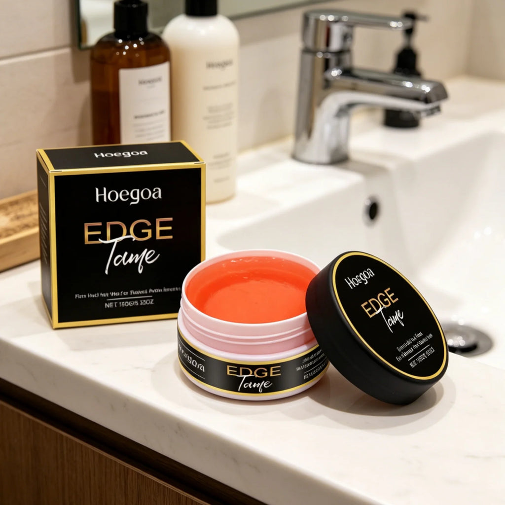 Hoegoa Styling Gel for All Hair Types Firm Hold Smooth Frizz Edge Control Enhance Gloss Fast Shaping Non Sticky Hair Wax 150g Oasis Select