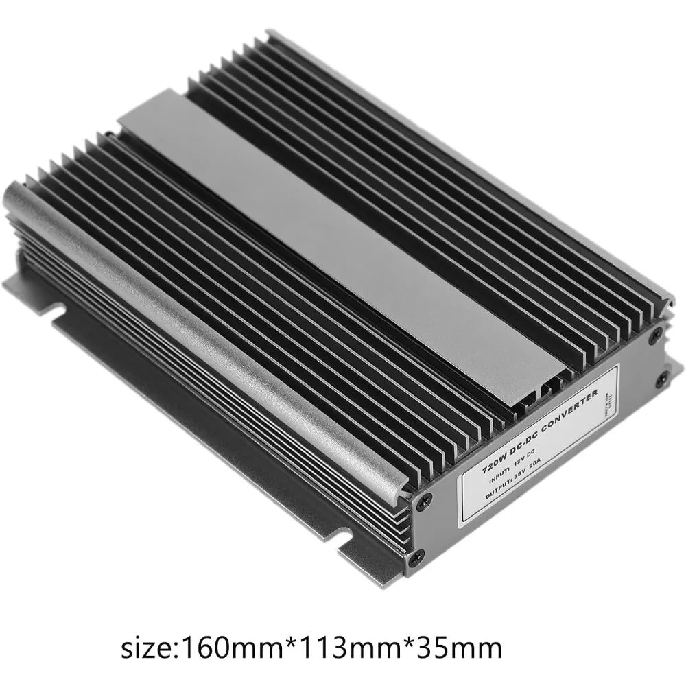 12V Step Up to 28V 36V 20A Step-Up Power Supply Converter Regulator for Car Waterproof Aluminum Power Supply Converter Oasis Select