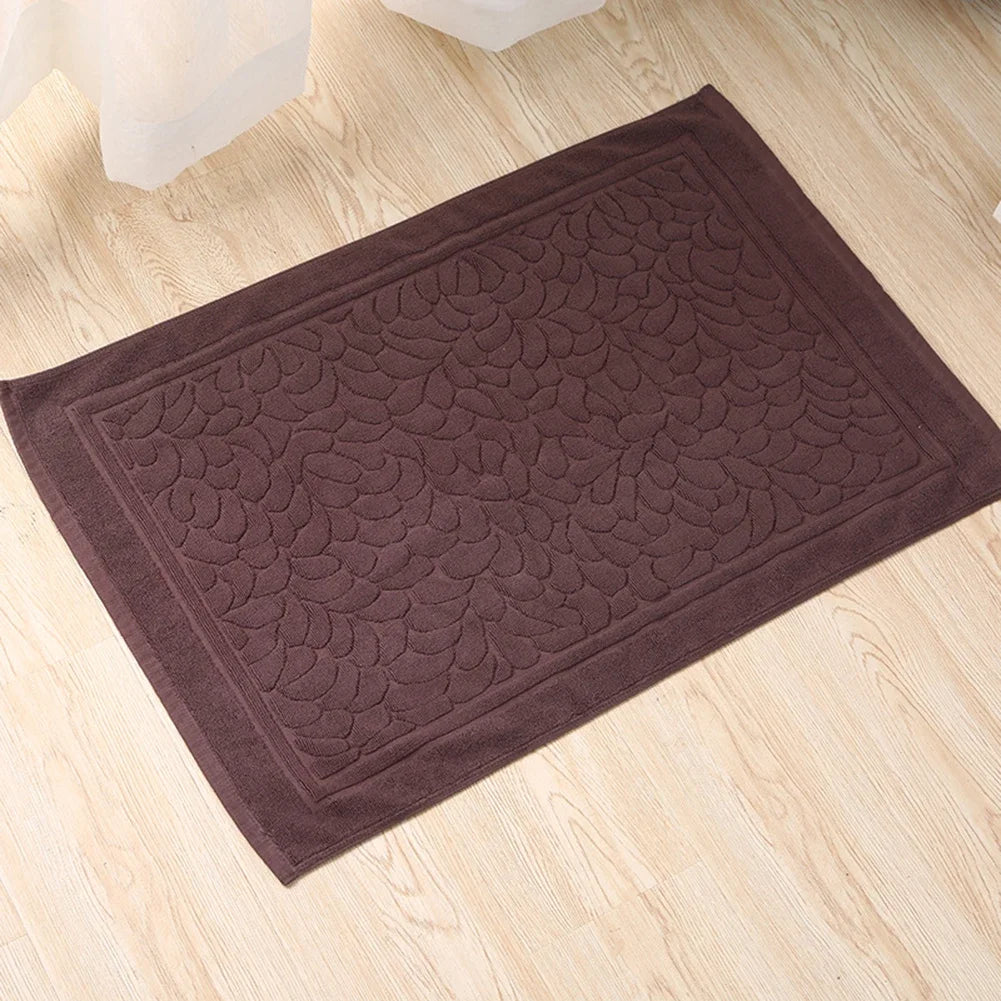 Cotton Bath Mats For Shower 31.5x19.7 Inch Rectangular Mat Bathroom Accessories Suitable For Various Styles & Settings