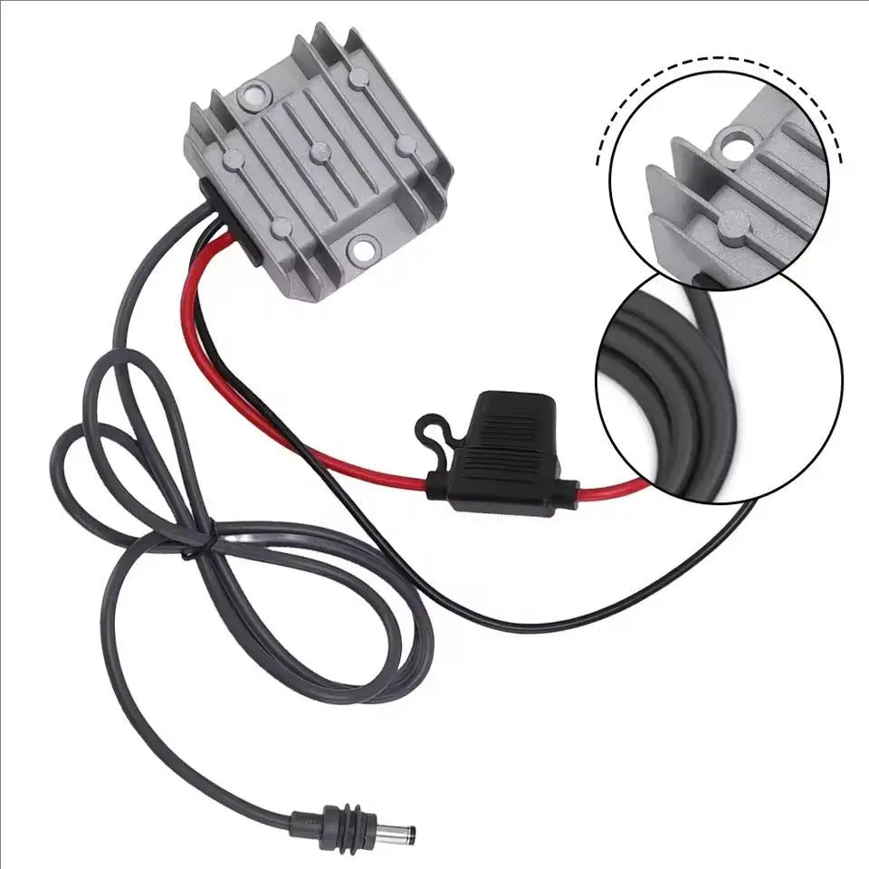 Starlink Mini 12V Adapter DC Step Up Converter with Starlink Mini Power Cord 9-28V Input 30V 3.5A Output for Starlink Mini Power Oasis Select 12V to 30V 3.5A 1M