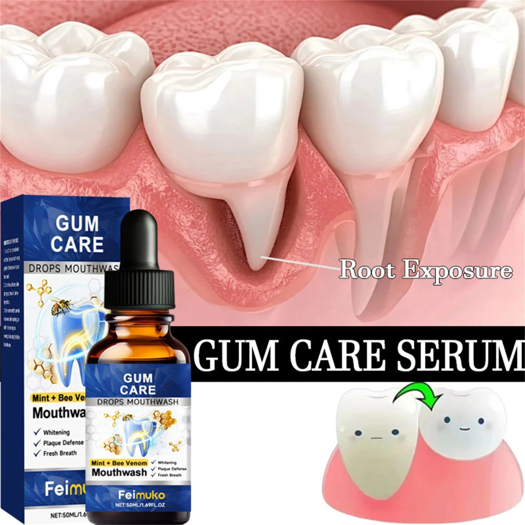 50ML Damaged Gum RepairCare Gel Serum Relieve Sore Gums Allergy Deep Cleaning Teeth Stains Tartar Serum Dental Caries Toothpaste Oasis Select