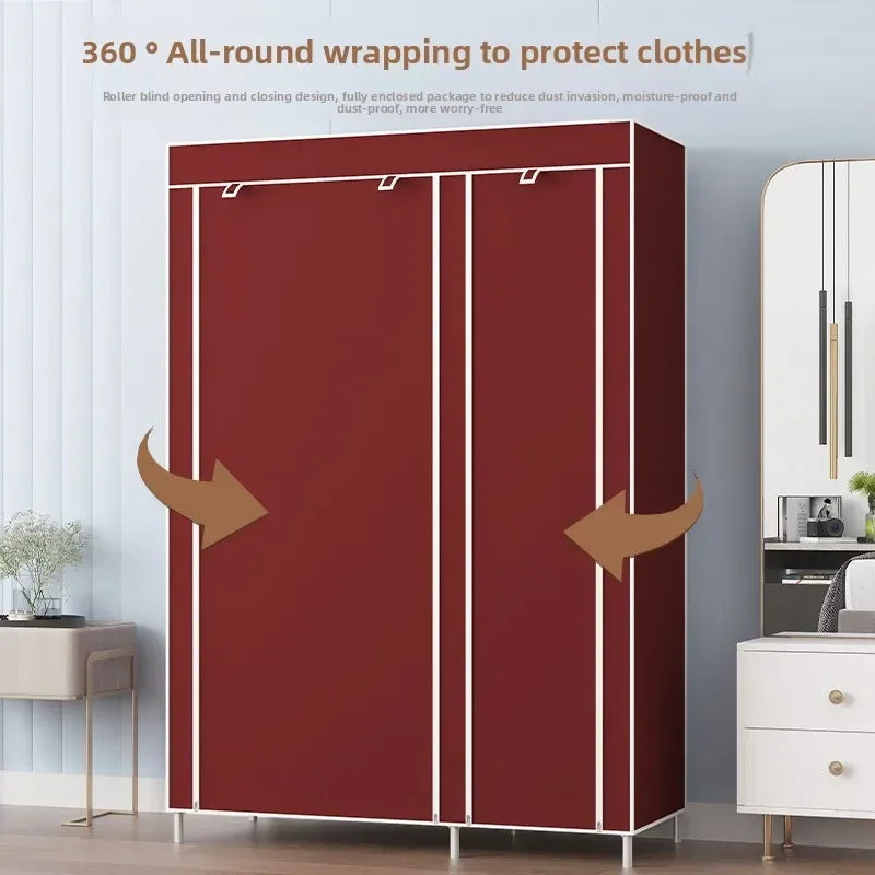 Multi-functional Simple wardrobe storage Firm and durable storage Stylish, simple and mical non-woven wardrobe Durable Oasis Select