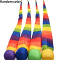 95cm Rainbow Comet Ball Soft Tail Indoor Outdoor Play Ball Throwing Receiving Park Sports Relax Coordination Training Ball Oasis Select 5PCS random color