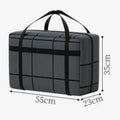 1-4Pcs Large Capacity Clothes Quilt Storage Bag Thickened Moving Storage Bag Portable Handheld Dustproof Luggage Bag Oasis Select Black-M-1PC