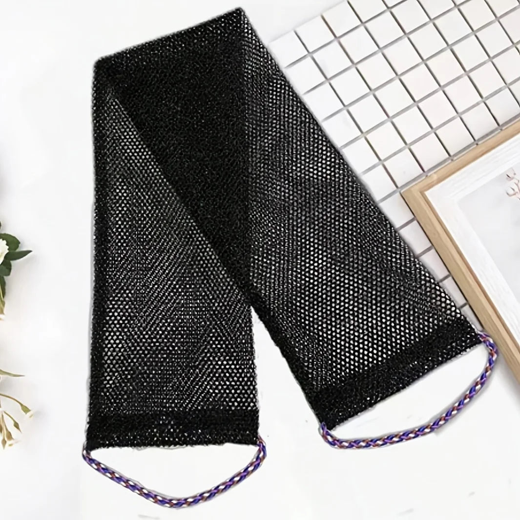2PCS African Mesh Back Long Net Bath Towel, One Side Gentle and Delicate, The Other Side Rough and Powerful Oasis Select