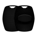 Exfoliating Silicone Brush Cleanser No Slip Handle Body Scrubber Cleans and Massages Skin Bathroom Accessories Bath Brush Oasis Select black