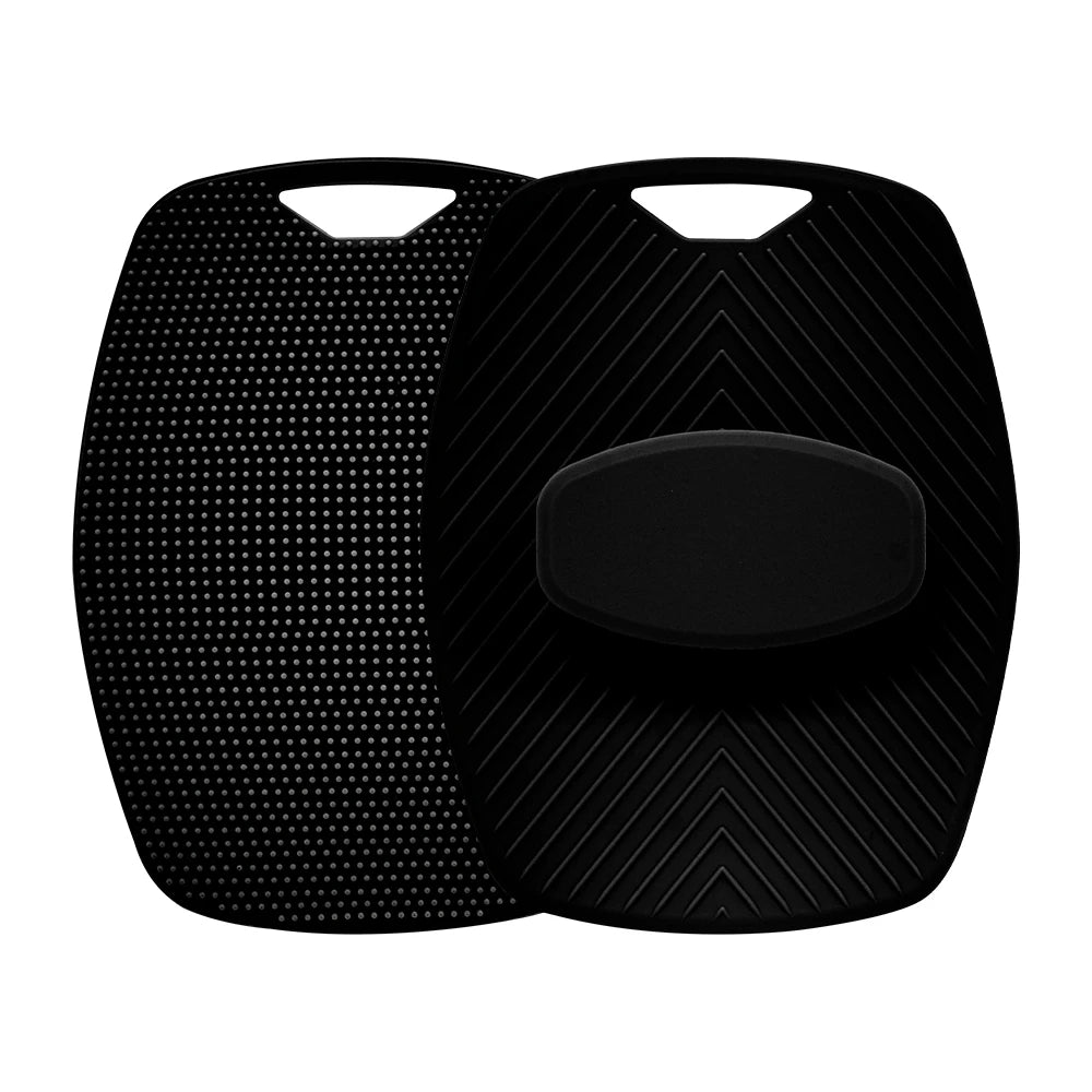 Exfoliating Silicone Brush Cleanser No Slip Handle Body Scrubber Cleans and Massages Skin Bathroom Accessories Bath Brush Oasis Select black