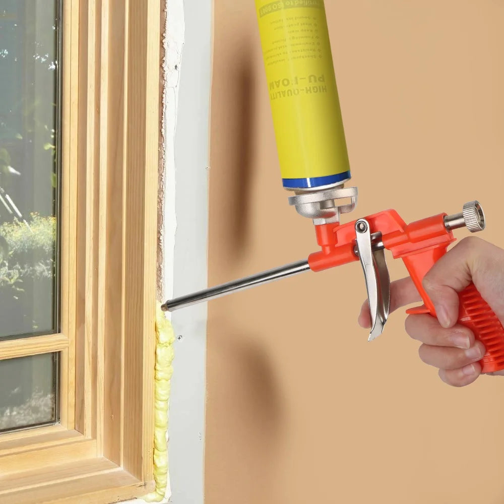 1pc Polyurethane Foam Agent Perfluorocarbon Foam Gun Manual Tool For House Renovat Expansion Foam Spray Gun Free Cleaning Oasis Select
