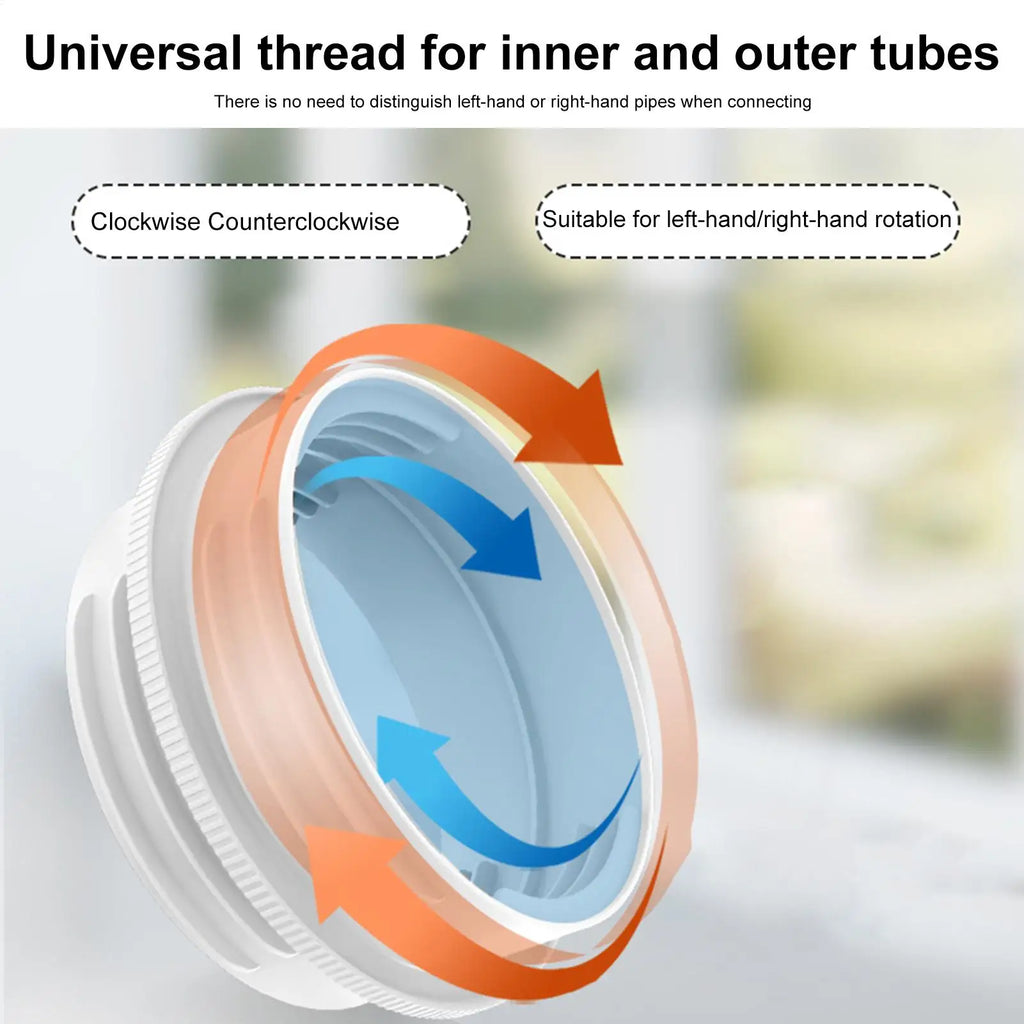 Air Conditioner Hose Adapter Portable AC Coupler Universal Hose Reducer Split Vent Conditioning Drain Screen Exhaust Connector
