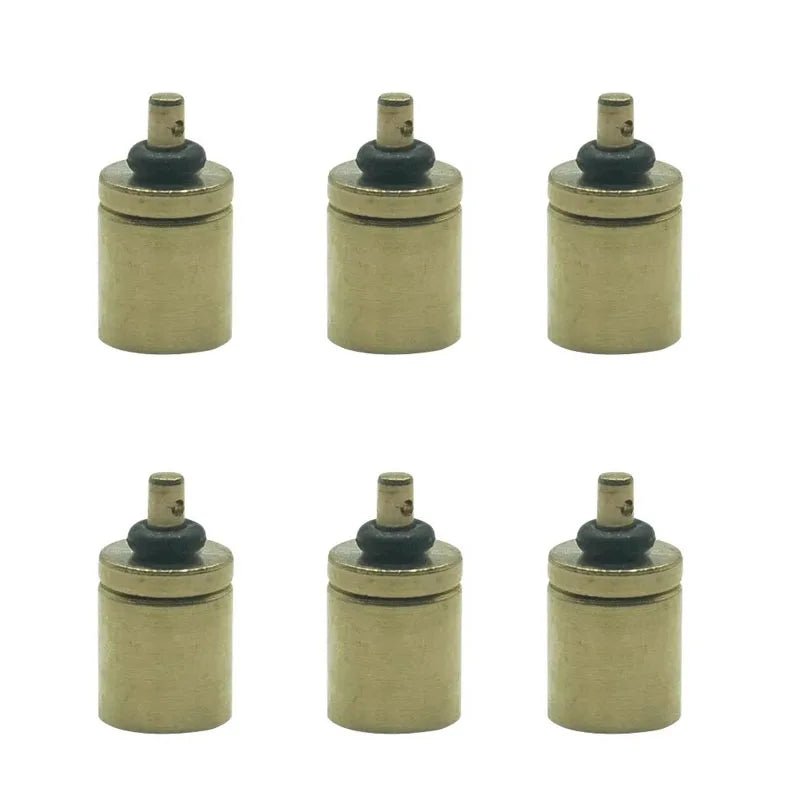 1/2/4/6pcs Gas Refill Adapter Gas Fill Attachment Brass Material Functional Tool High Quality For Stove Cylinder Accessories Oasis Select 6pcs