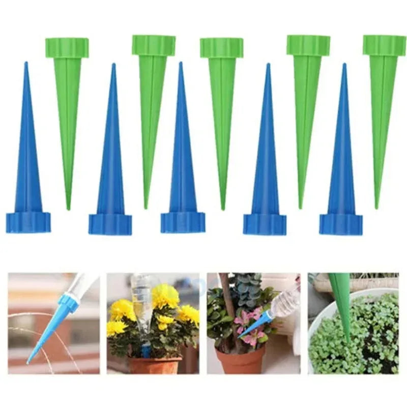 6-24pcs Self Watering Kit Drip Irrigation Indoor Plant Watering Device Horticultural Flower Automatic Watering Device Small Tool Oasis Select