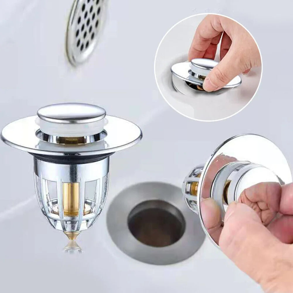 Pop-Up Sink Stopper & Drain Filter | 1 or 3 Pack – Universal Fit