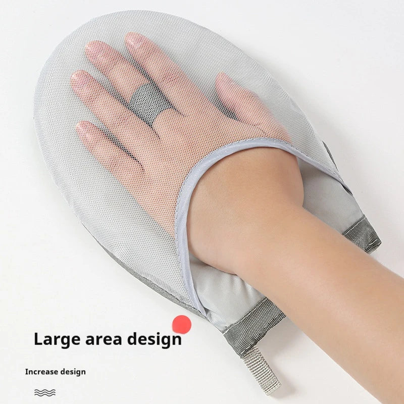 1Pc Fabric Handheld Ironing Board Ironing Board Small Home Ironing Gloves Anti Ironing Household Insulated Handheld Ironing Tray Oasis Select