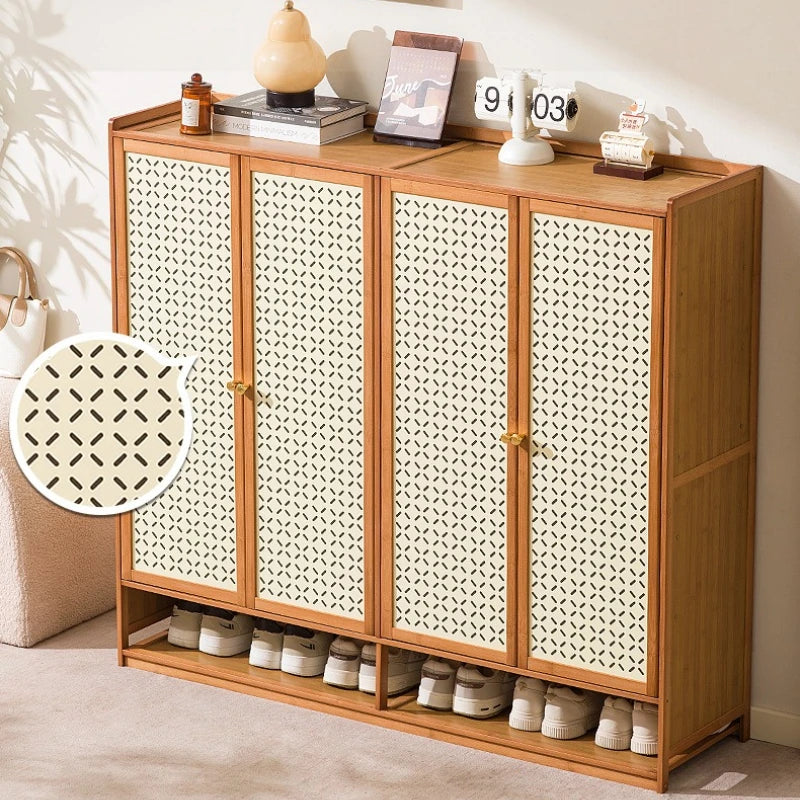 Dust-proof shoe cabinet at the entrance of the home, large-capacity storage in the indoor entrance, solid wood simple shoe Oasis Select