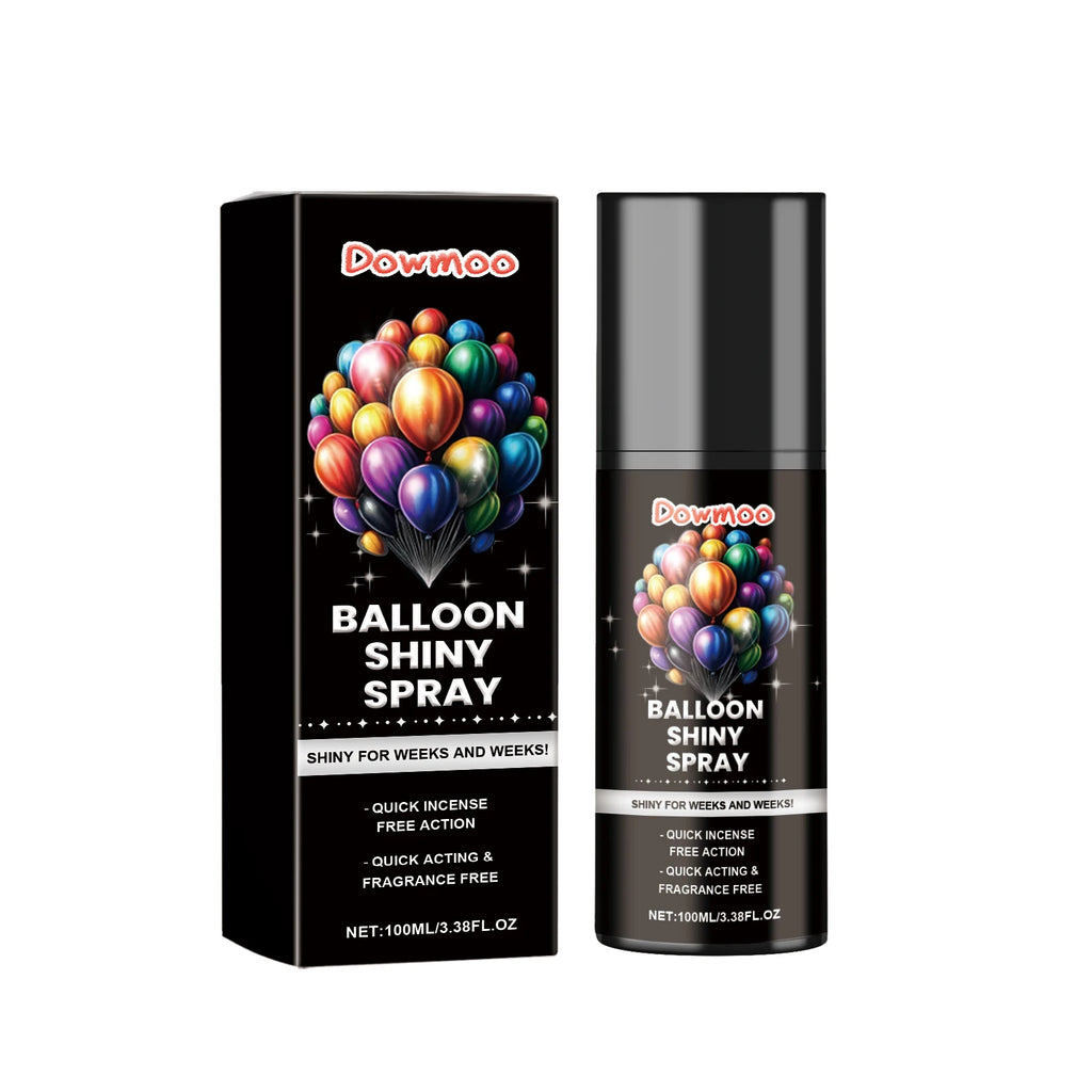 Balloon Shine Enhancer Spray Instant Gloss Polish Party Decoration Supplies Safe Formula Quick Dry For Birthday Wedding Events Oasis Select 1pcs