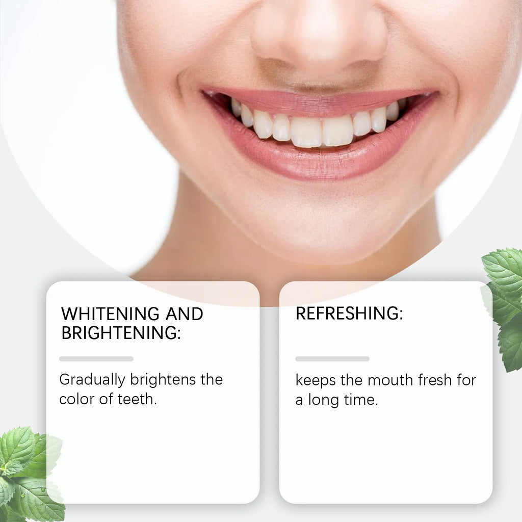 Nicotinamide Brightening Toothpaste Deep Cleaning Yellow Teeth Stains Removal Fresh Breath Enamel Gums Care Whitening Toothpaste Oasis Select