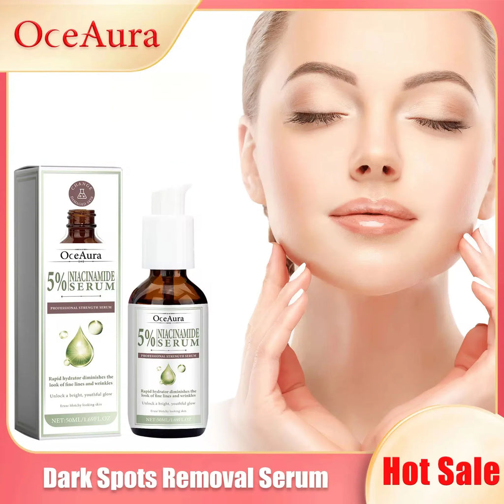 Dark Spots Removal Serum Fade Pigment Chloasma Melanin Brightening Freckle Improves Dull Pore Shrinking Facial Whitening Essence Oasis Select