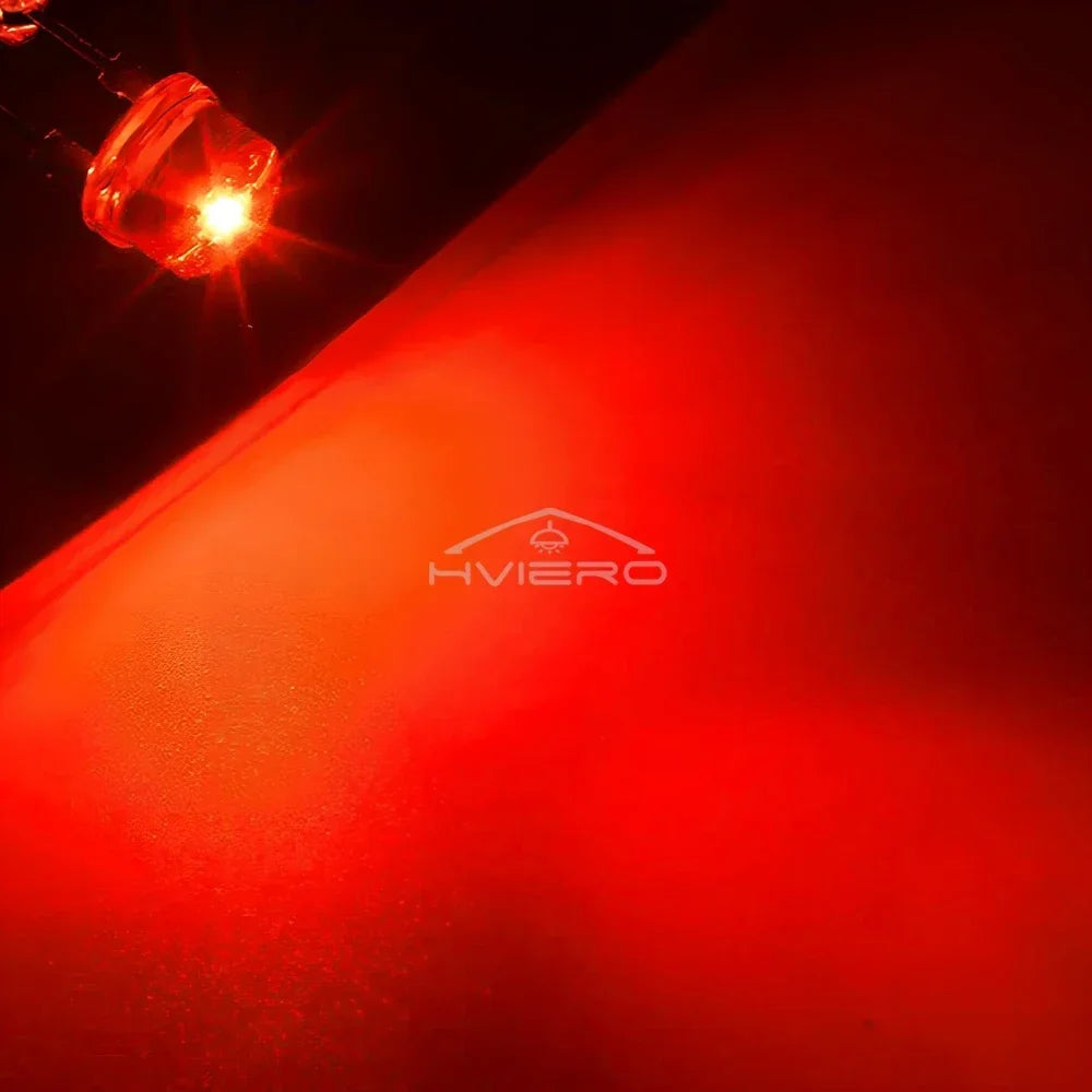8mm Straw Hat LED Beads 500/1000pcs – Multi-Color DIY Bulbs