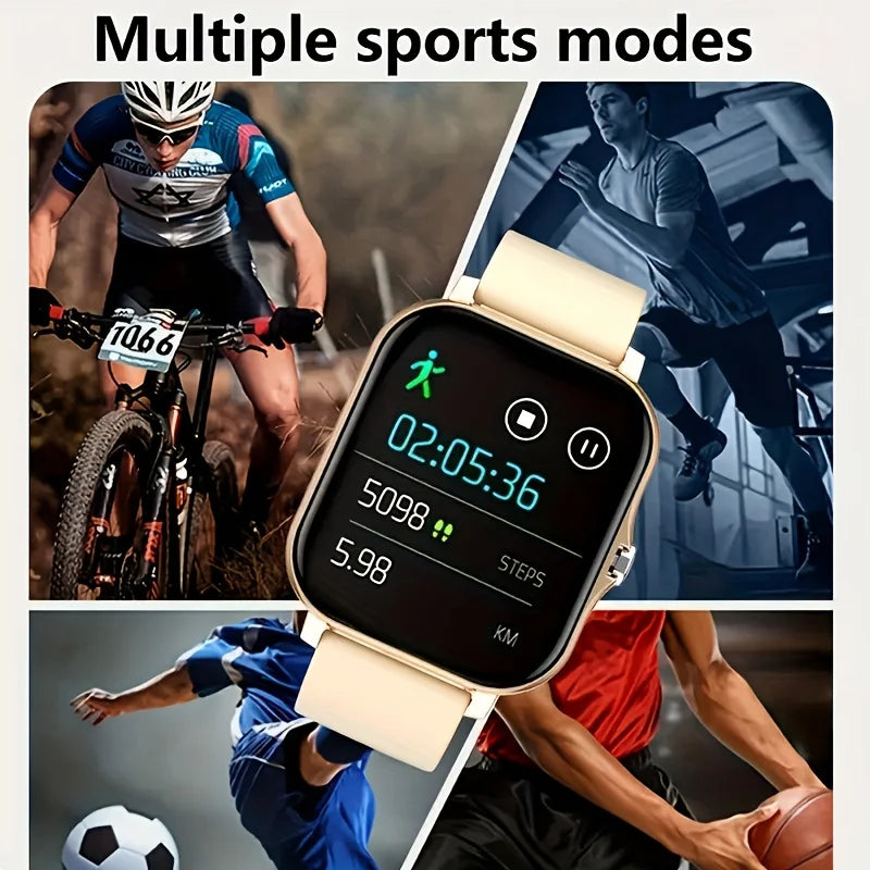 VETXI Smartwatch – HD Touch Screen, Calls, SMS & Alexa