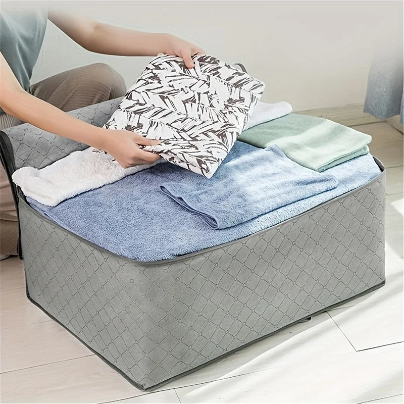 1pc blanket quilt storage bag, dust bag, clothing and miscellaneous items zipper bag with handle Oasis Select