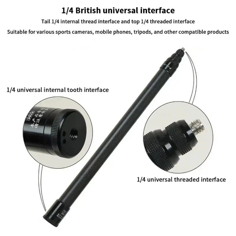 Strong and Long-lasting Carbon Fiber Camera Selfie Stick. Oasis Select