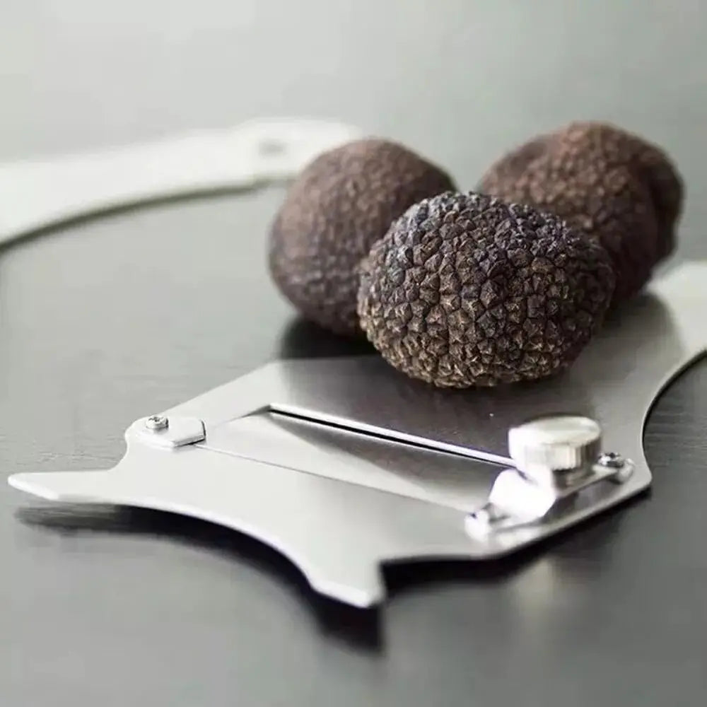 New Stainless Steel Truffle Butter Roll Slicer Slice Thickness Adjustable Chocolate Planer High Hardness Baking Cheese Planer Oasis Select