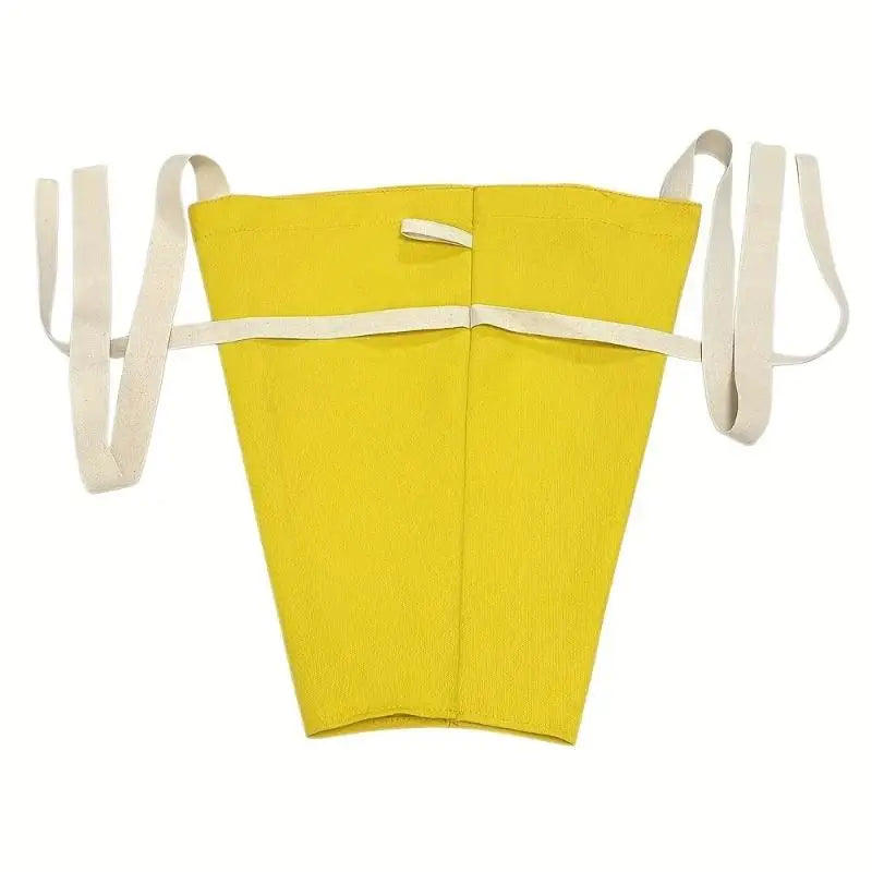 Reusable Canvas Flower Tote Bag | Tie Closure & Long Straps