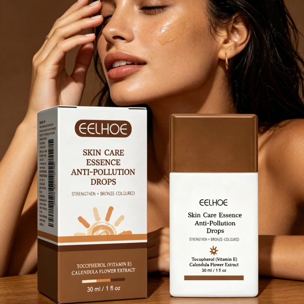 EELHOE Tanning Gel Even Skin Tone Deep Moisturizing Glowing Fast Absorbing Non Greasy Mild Ingredients Self Tanning Drops 30ml Oasis Select