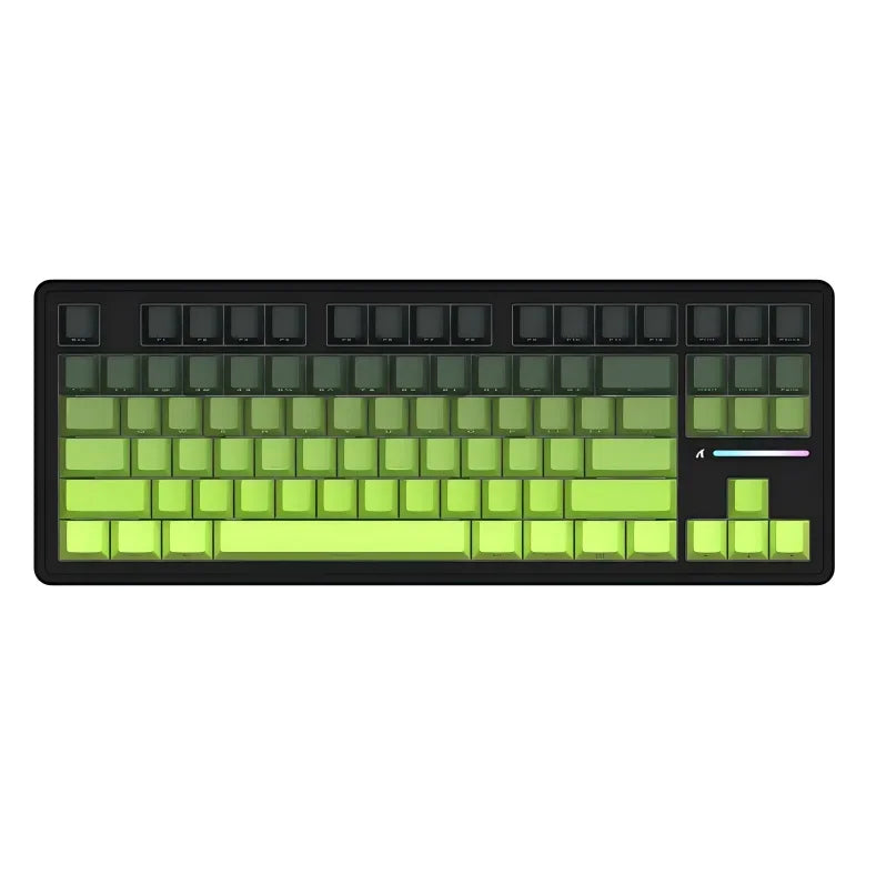 ATTACK SHARK M87Pro V2 Wireless Mechanical Keyboard - Tri-Mode (BT/2.4G/USB-C) Hot-Swappable TKL, 5000mAh RGB Backlit Oasis Select Matcha
