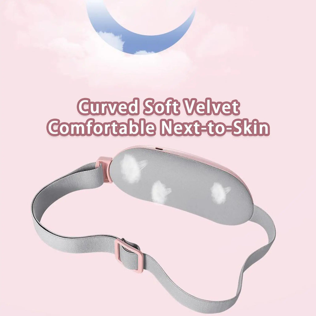 Heating Pad for Period Cramps Vibrating Heat Belt for Period Cramp Cordless Massager for Back Abdomen Waist Home Bed Office Oasis Select