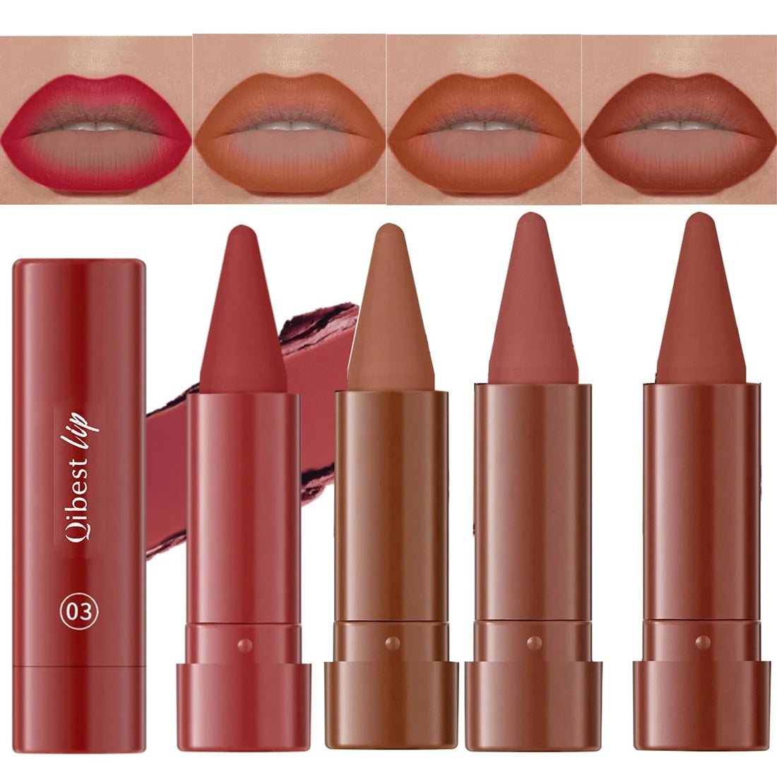 Twist-Up Matte Lip Liner Crayon – Waterproof & Long-Lasting Lip Liner Crayon Oasis Select