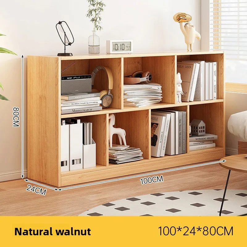 Bookcase Household Bookshelf Shelf Kindergarten School Bag Cabinet Living Room Grid Cabinet Storage Cabinet Large Capacity Oasis Select 11