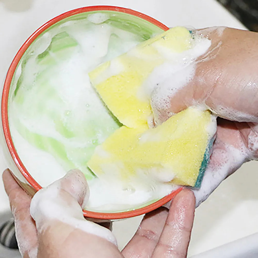 20/30pcs Dishwashing Sponge Kitchen Nano Emery Magic Clean Rub Pot Rust Focal Stains Sponge Removing Kit Cleaning Brush Sponges Oasis Select