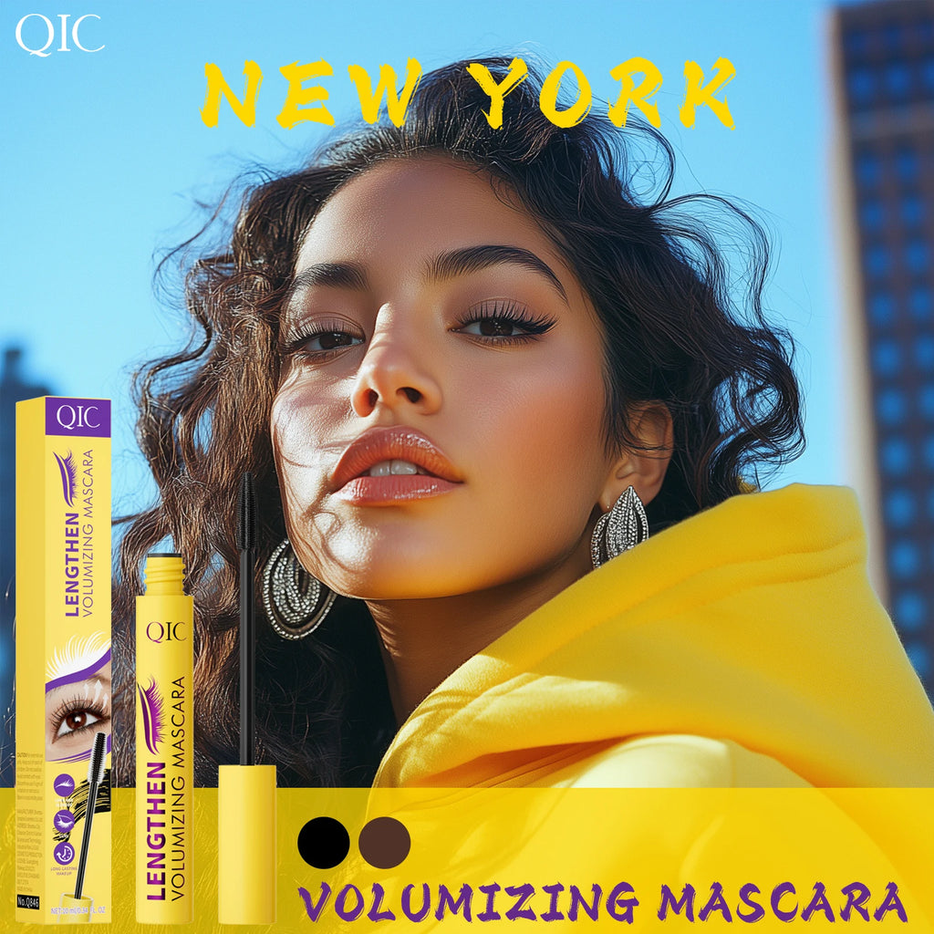 QIC 4D Fiber Mascara – Thickening, Lengthening & Waterproof