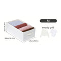 Portable Oxford Fabric Divided Drawer Storage Box Washable Closet Organizer For Pants Trousers T-shirts Oasis Select Space