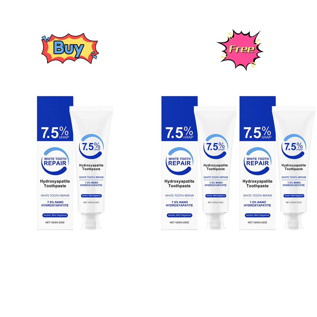 Hydroxyapatite Whitening Toothpaste – Fresh Breath & Stain Removal