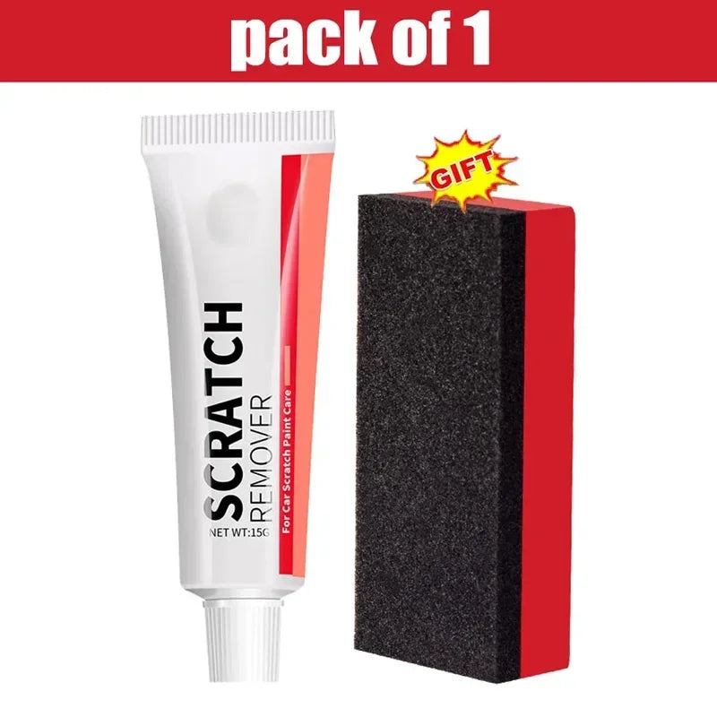 Car Scratch Remover with Sponge Car Polishing Paste Multifunction Protection Car Body Scratch Remover Kit for Car Motorcycles Oasis Select 1 PCS