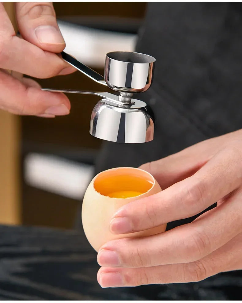 304 Stainless Steel Double-Head Egg Shell Opener Scissors