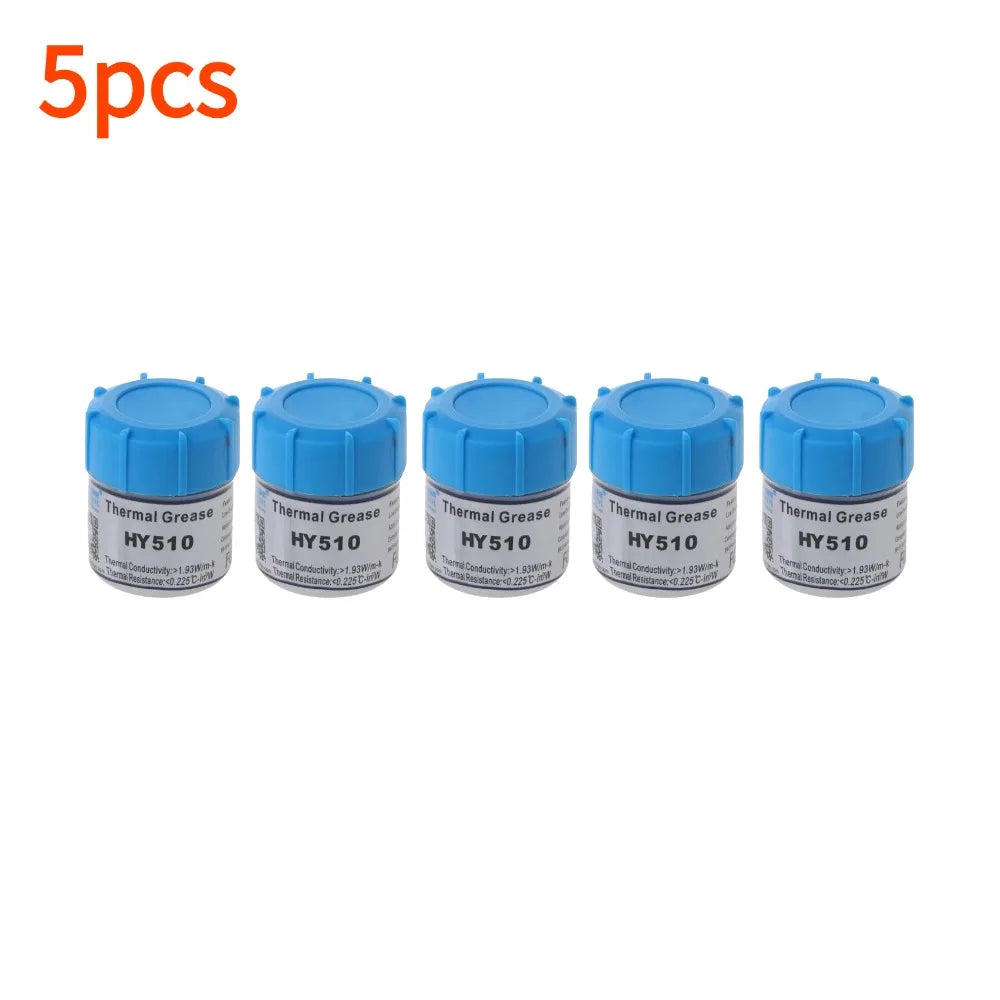 1/-10pcs 10g HY510 Silicone Thermal Paste CPU Thermal Paste For Conductive Grease Heatsink CPU GPU Chipset Notebook Cooling Oasis Select 5pcs