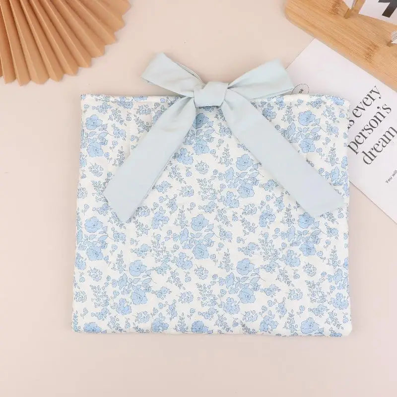 Floral Print Fabric Makeup Bag Women's Cosmetic Pouch 꽃무늬 천 메이크업 가방 Сумка женская Travel Organizer Floral Book Storage Bag Oasis Select