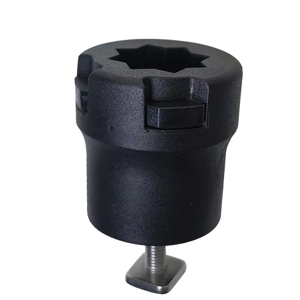 1 Piece Kayak Sliding Gear Head Track Adaptor Canoe Dinghy Marine Boat Tracking Rail Fishing Star Mount Base for GPS Fish Finder Oasis Select